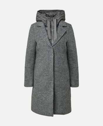 Wool-blend coat