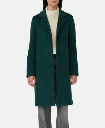 Wool-blend coat