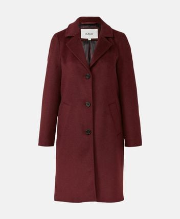 Wool-blend coat