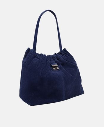 Leather shopper