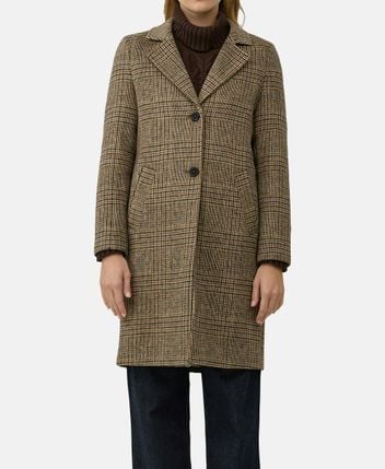 Wool-blend coat