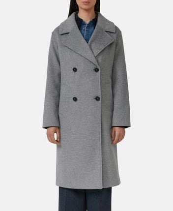 Wool-blend coat