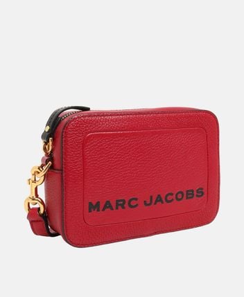 Leather cross body bag The Box