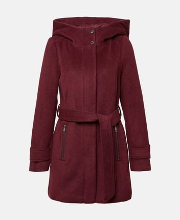 Wool-blend coat