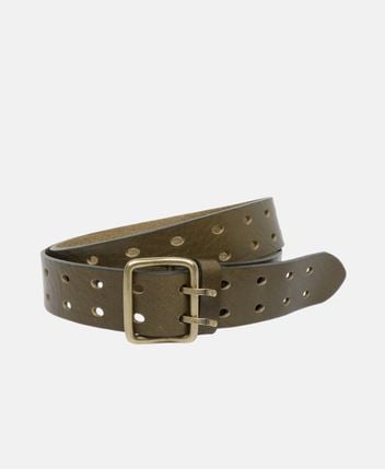 Leather belt