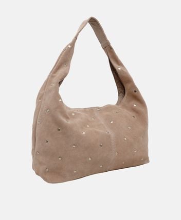 Leather shoulder bag
