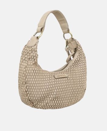 Leather shoulder bag