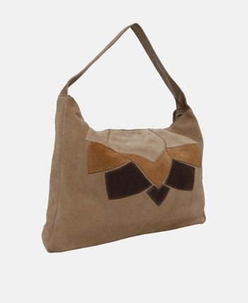 Leather shopper