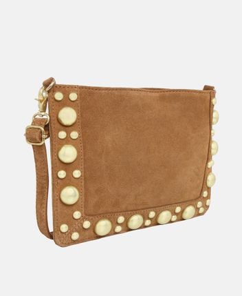 Leather cross body bag