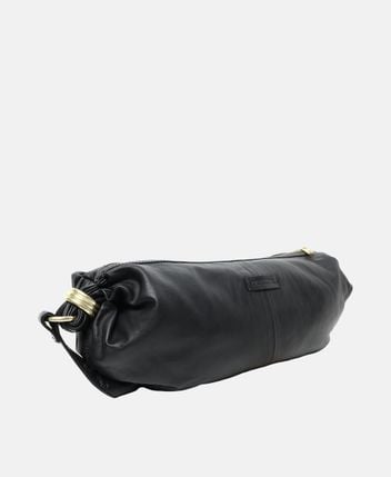 Leather shoulder bag