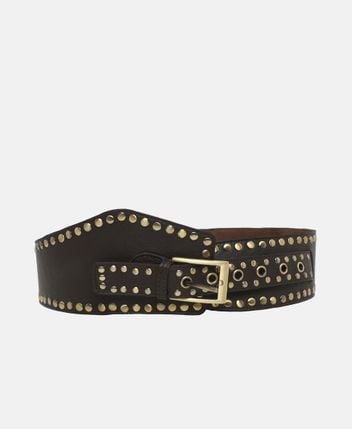 Leather belt