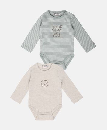 Long-sleeved body, pack of 2