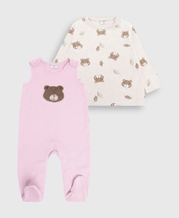 Romper and shirt set