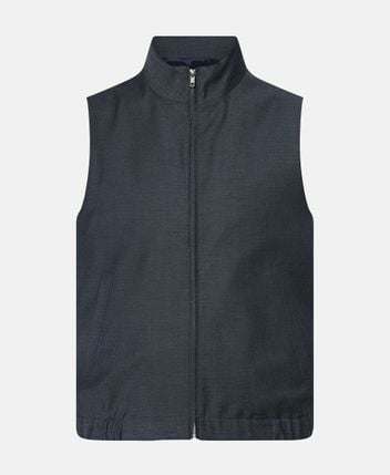 Wool-blend gilet