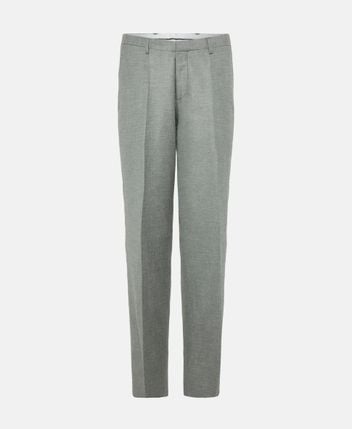 Wool-blend trousers