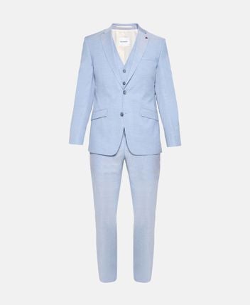 Wool-blend three-piece suit