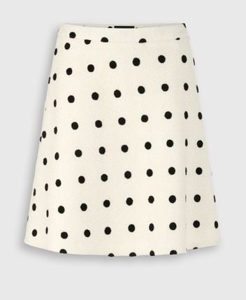 Wool-blend skirt
