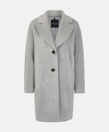 Wool-blend coat