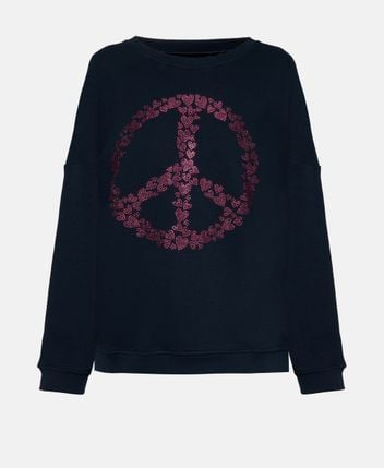 Sweatshirt Peace Heart