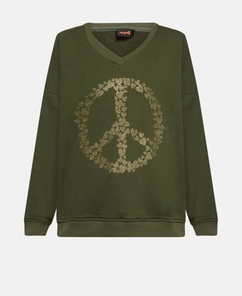 Sweatshirt Peach Heart