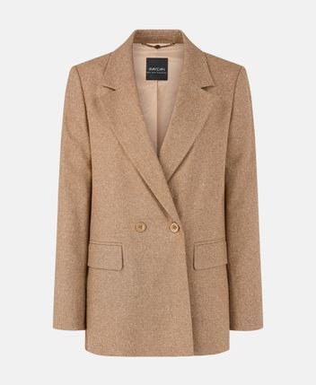 Wool-blend blazer