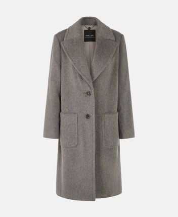 Wool-blend coat