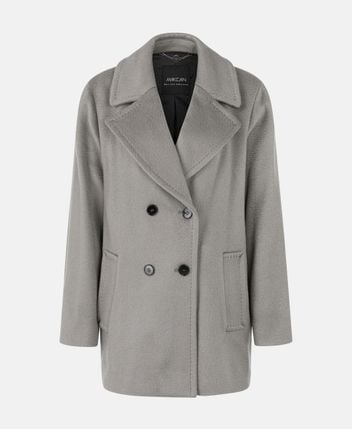 Wool-blend coat