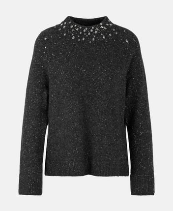 Wool-blend pullover