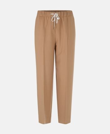 Wool-blend trousers