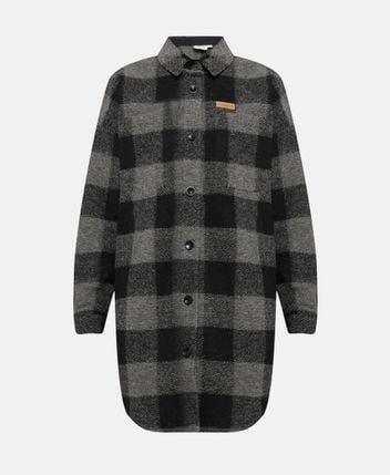 Wool-blend coat