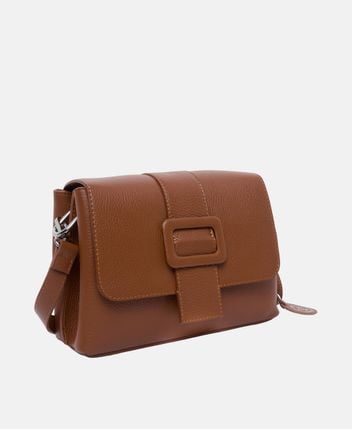 Leather cross body bag