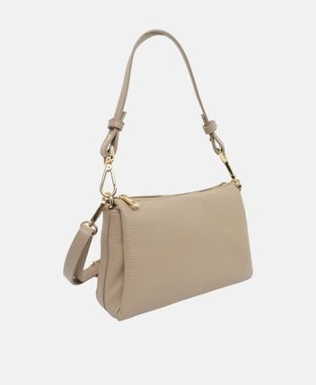Leather shoulder bag