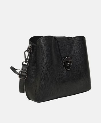 Leather cross body bag
