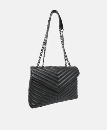 Leather shoulder bag