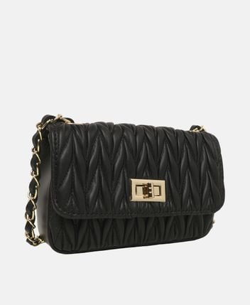 Leather cross body bag
