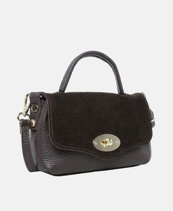 Leather cross body bag