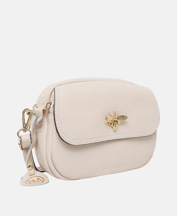 Leather cross body bag
