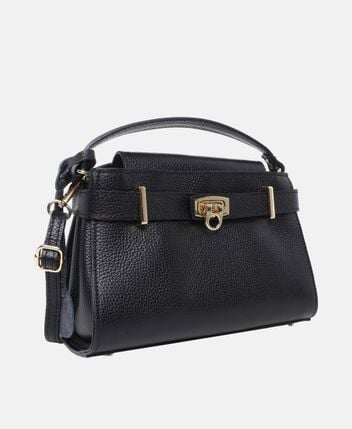 Leather shoulder bag