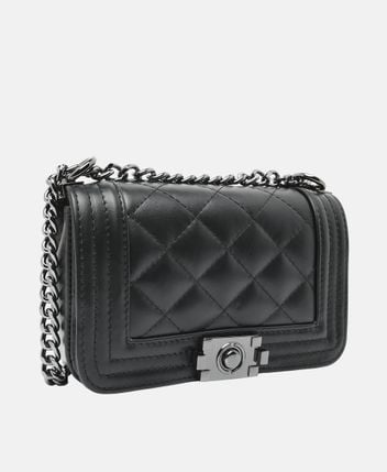 Leather cross body bag