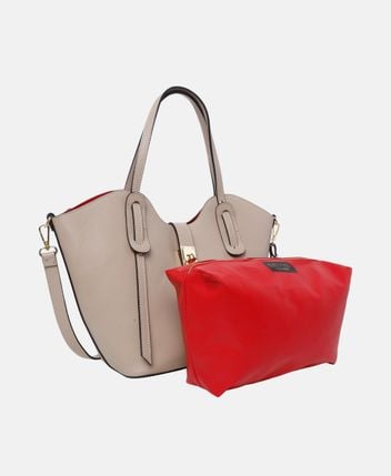 Leather shoulder bag