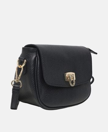 Leather cross body bag