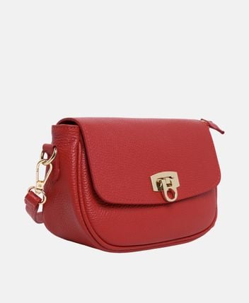 Leather cross body bag
