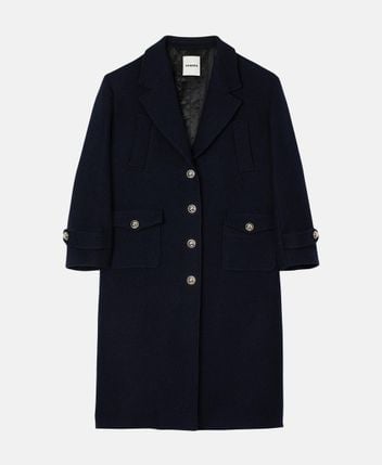 Wool-blend coat