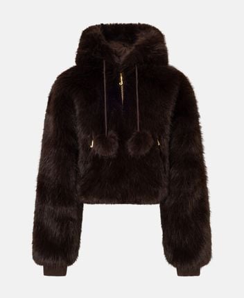 Faux fur jacket