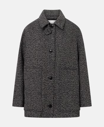Wool-blend jacket