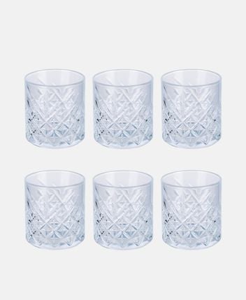 Water glasses, set of 6 Vintage