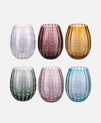 Water glasses, set of 6 Shiraz