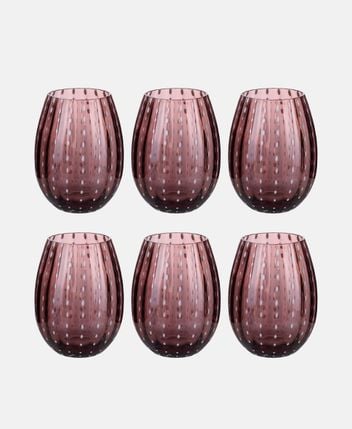 Water glasses, set of 6 Shiraz