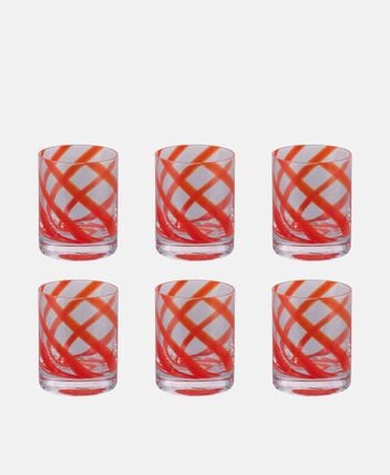 Water glasses, set of 6 Vertigo