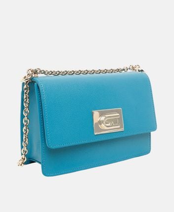 Leather cross body bag Bafkaco